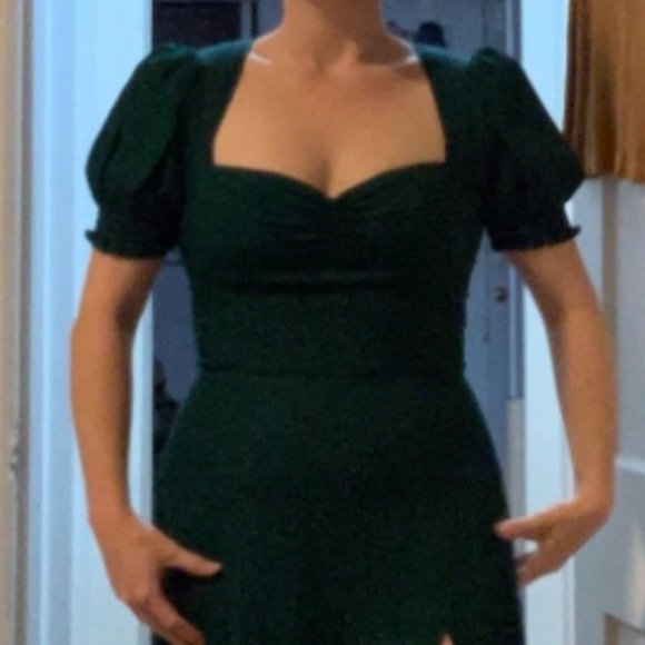 Reformation Green Midi Dress - Picture 3 of 6